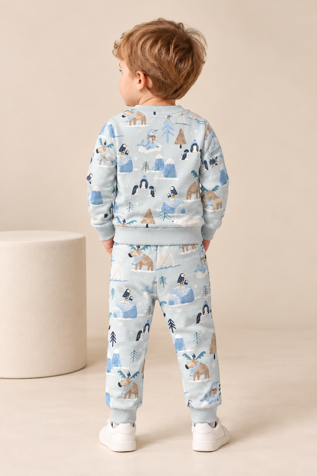 Boys Printed Adventure Sweatshirt & Jogger Set-WIN19N