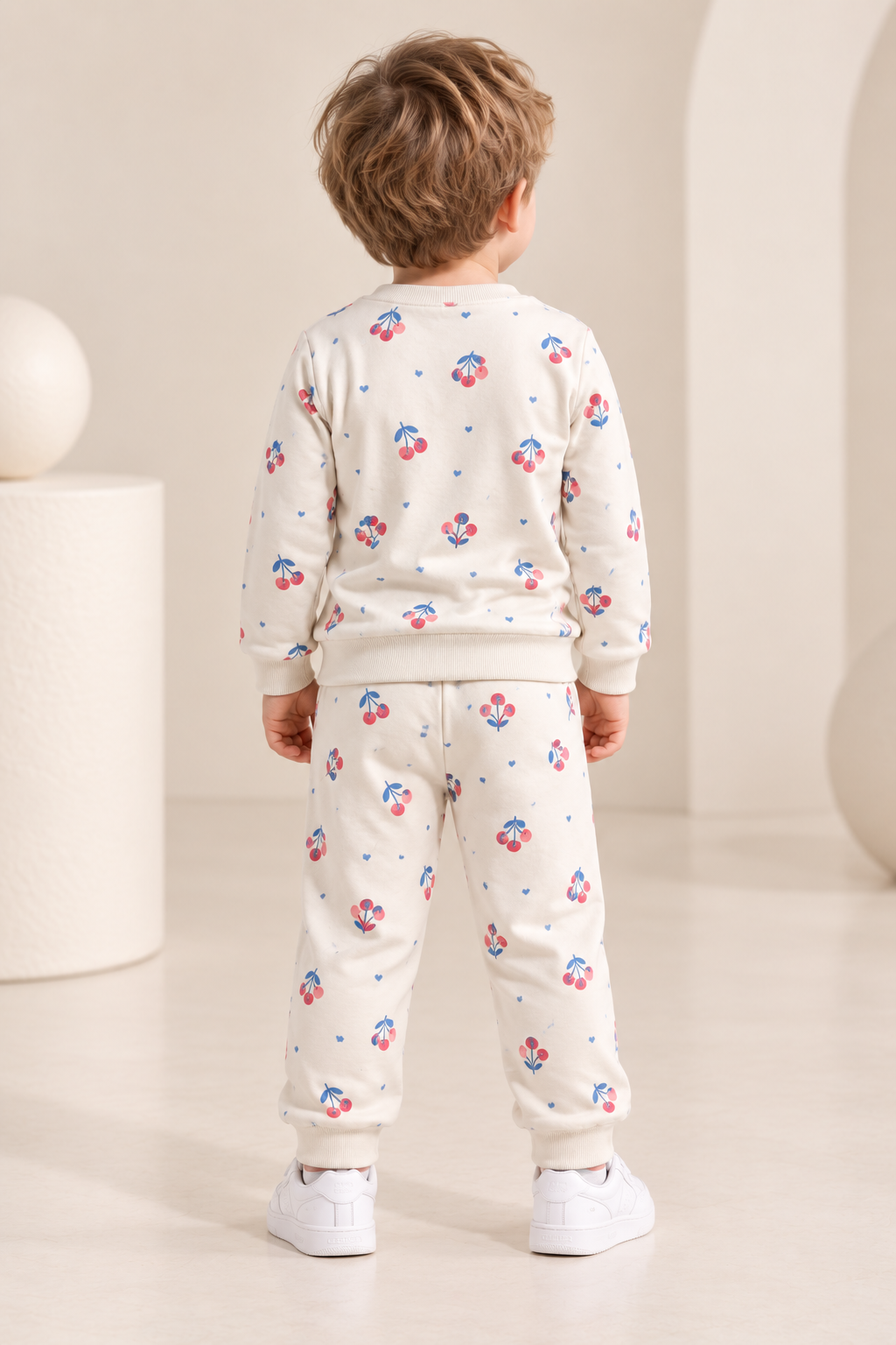 Boys Bunny Print “My Favorite” Sweatshirt & Jogger Co-ord Set-WIN21N