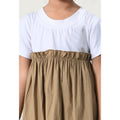 Girls Black Gold Pleated Party Dress- PW396V