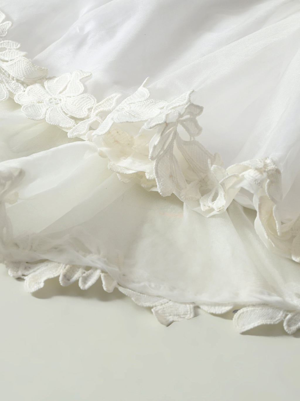 Baby Girls White Lace Party Dress- PW426V