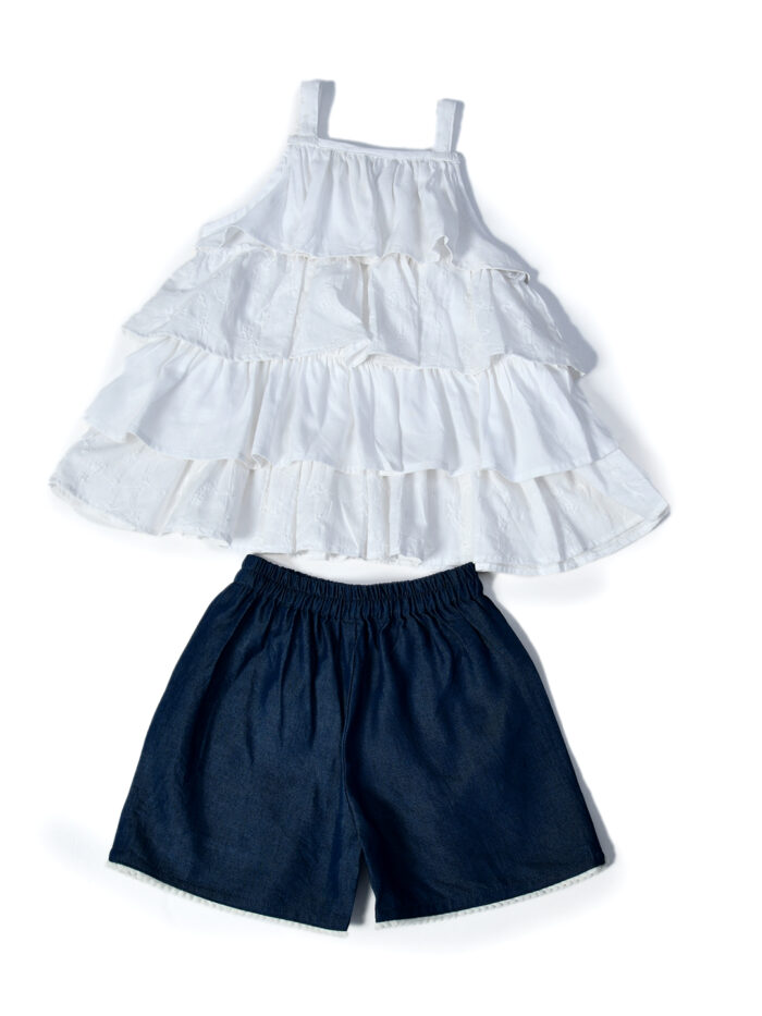 Baby Girls Casual Top Shorts  (Pink) - Image 10